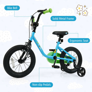 Kids Bike for 3-7 Years Old Boys and Girls 12/14/16-Inch Children Bicycle Blue-14 Inches view 9