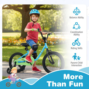 Kids Bike for 3-7 Years Old Boys and Girls 12/14/16-Inch Children Bicycle Blue-16 Inches view 8