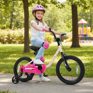Kids Bike for 3-7 Years Old Boys and Girls 12/14/16-Inch Children Bicycle-Pink 16 Inch view 2
