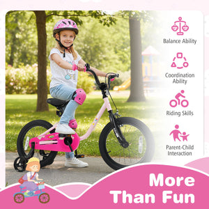 Kids Bike for 3-7 Years Old Boys and Girls 12/14/16-Inch Children Bicycle-Pink 16 Inch view 9