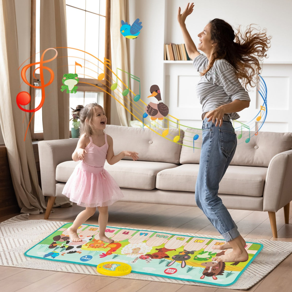 Kids Musical Mat Indoor Outdoor Animal Farm Piano view 2