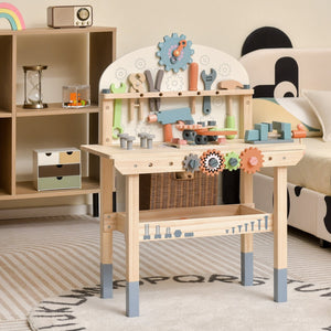Kids Play Tool Workbench with Realistic Accessories view 2