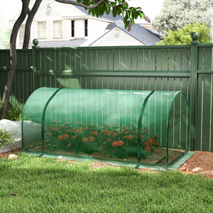 8' x 3' x 2.6' Mini Greenhouse Portable Hot House for Plants with Zippered Doors for Outdoor, Indoor – view 14