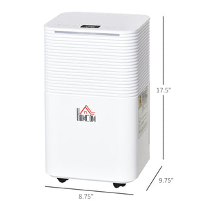 1260 sq.Ft Portable Quiet Dehumidifier for Home Laundry Room Bedroom Basement, 21pt Electric Moisture Air De-Humidifier with 3 Modes