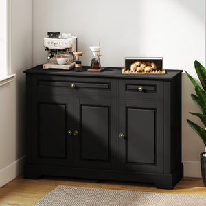 Modern Sideboard Cabinet, Buffet Cabinet with 2 Drawers and Adjustable Shelves – view 6