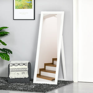 58" x 20" Full Length Mirror with Frame, Floor Standing Mirror, Rectangular Full Body Mirror for Bedroom – view 21