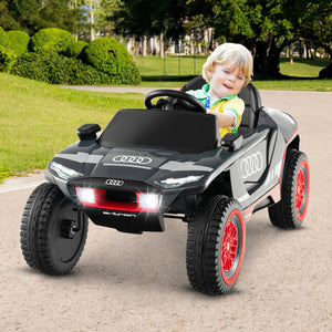 Licensed Audi Kids Ride On E-tron Racing Car-Gray view 2