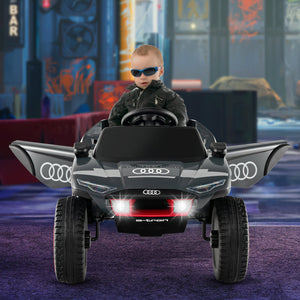 Licensed Audi Kids Ride On E-tron Racing Car-Gray view 3