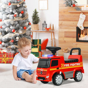 Licensed Mercedes Benz Kids Fire Engine Racer-Red view 2