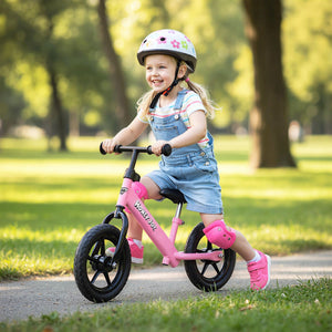 Lightweight Toddler Balance Bike No Pedal Training Bicycle-Pink view 2