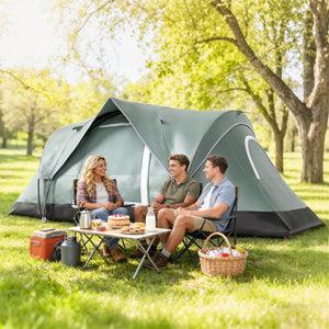 5 Person Family Tent, Outdoor Camping Tent with Lighting Hook, Carrying Bag for Camping – view 7