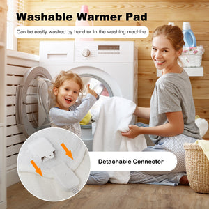 71 x 31 Inch Massage Bed Warmer Heating Pad with 5 Heat Settings view 7