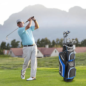 Men's 9 Pieces Complete Golf Club Set-Navy view 2
