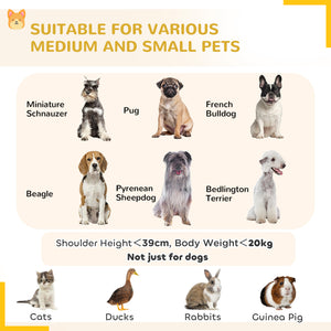 8 Panels Foldable Dog Playpen with Bottom Pad & Top Cover, 30" High