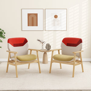 Modern Accent Chair Upholstered Side Armchair with Spacious Backrest view 5