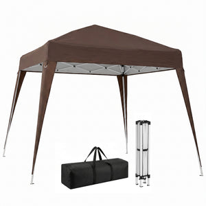 8' x 8' Pop Up Canopy, Outdoor Folding Tent, Portable Party Tent with Carrying Bag for Camping, Party – view 8