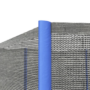Soozier Trampoline Net Enclosure, Trampoline Netting Replacement with Zippered Entrance for 12ft Round Trampoline