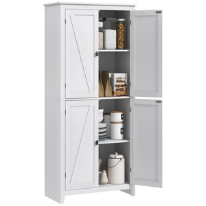 72" Freestanding Storage Cabinet, Kitchen Pantry Cabinet with Doors and Shelves for Dining Room, Natural – view 29