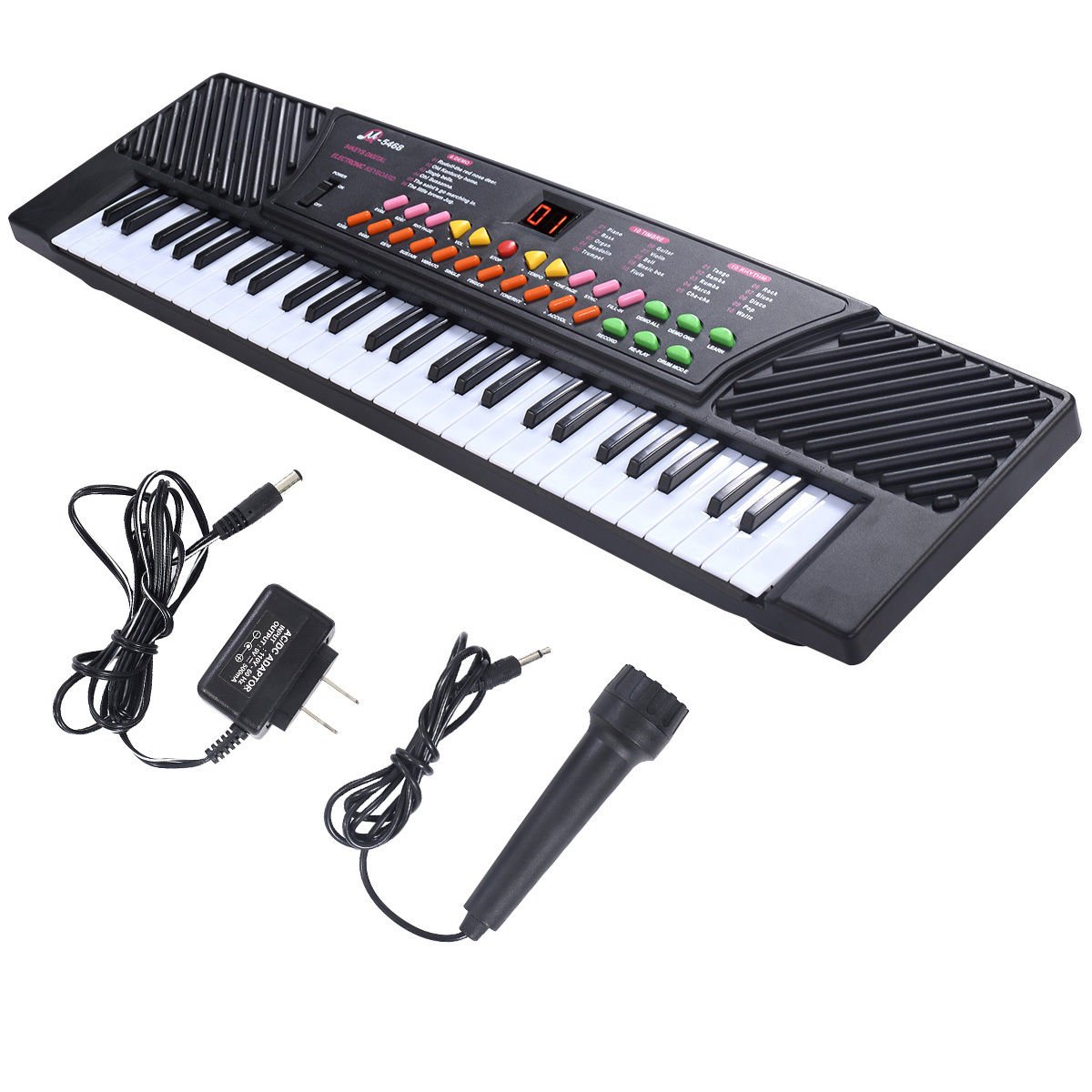 54 Keys Kids Electronic Music Piano view 2
