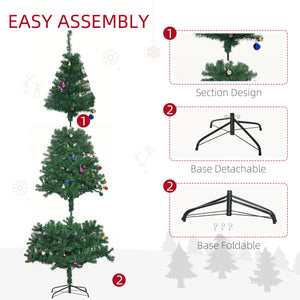 4.9ft Green Christmas Tree Artificial Xmas Holidays Party with Decoration Ornament