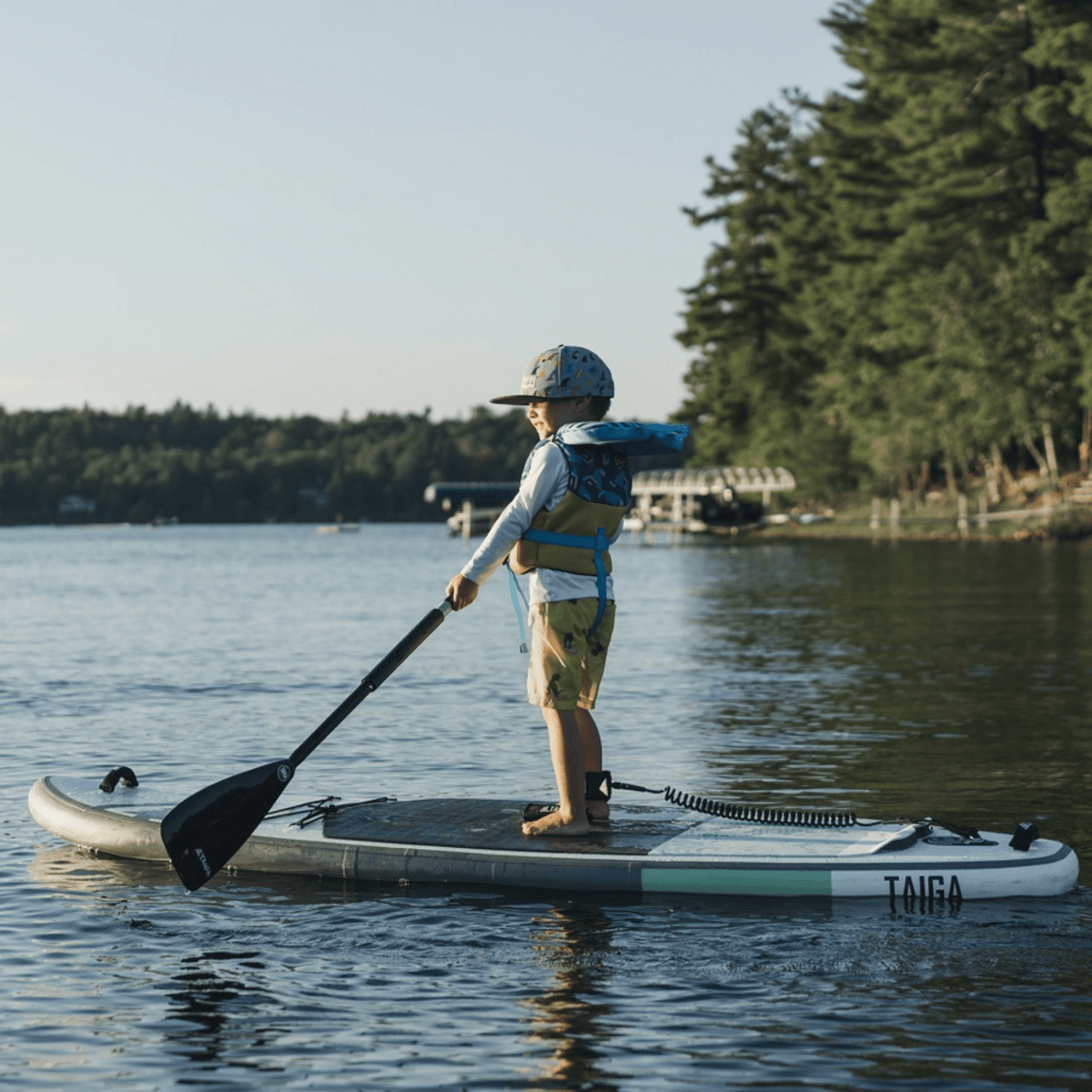 Nibi Kid's Paddle, Adjustable 3 Pieces, 59-75" SUP Paddle | Taiga Board