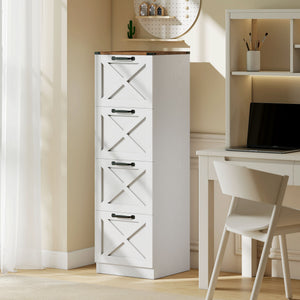 2 Drawer File Cabinet with Silent Slides, Vertical Farmhouse Filing Cabinet Fits Letter/A4 Size Home – view 42