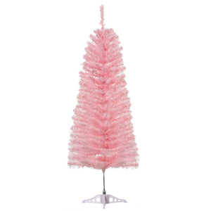 4FT Artificial Christmas Tree Holiday Xmas Holiday Pencil Tree Decoration with Automatic Open for Home