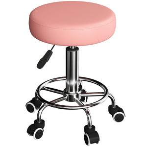 Adjustable Swivel Salon Stool Hydraulic PU Barber Rolling Massage Tattoo Chair Bar Beauty SPA Seat, Black – view 4