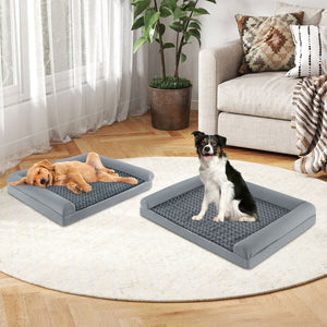 Orthopedic Foam Dog Bed Large Dog Sofa Couch with Removable Cover-L view 6