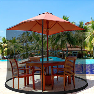 9 -10 Feet Outdoor Umbrella Table Screen Mosquito Bug Insect Net view 3
