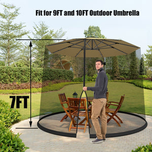 9 -10 Feet Outdoor Umbrella Table Screen Mosquito Bug Insect Net view 4