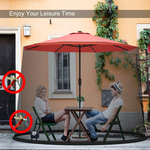 9 -10 Feet Outdoor Umbrella Table Screen Mosquito Bug Insect Net view 9