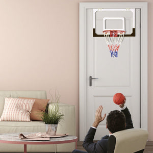 Over-The-Door Mini Basketball Hoop Includes Basketball and 2 Nets view 3
