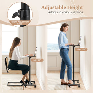 Overbed Rolling Food Tray Table view 6