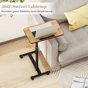 Overbed Rolling Food Tray Table view 7