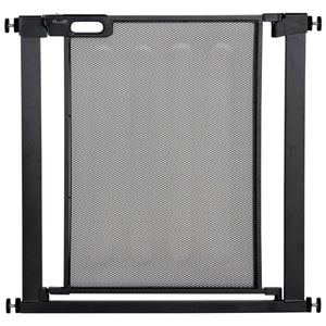 29.5"-32.3" Metal Pet Gate, w/ Auto Closing Door, Double Locking, Dog Gate for Doorways, Stairs, Hallways