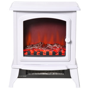 Electric Fireplace Heater, Freestanding Fireplace Stove with Realistic Flame Effect – view 8