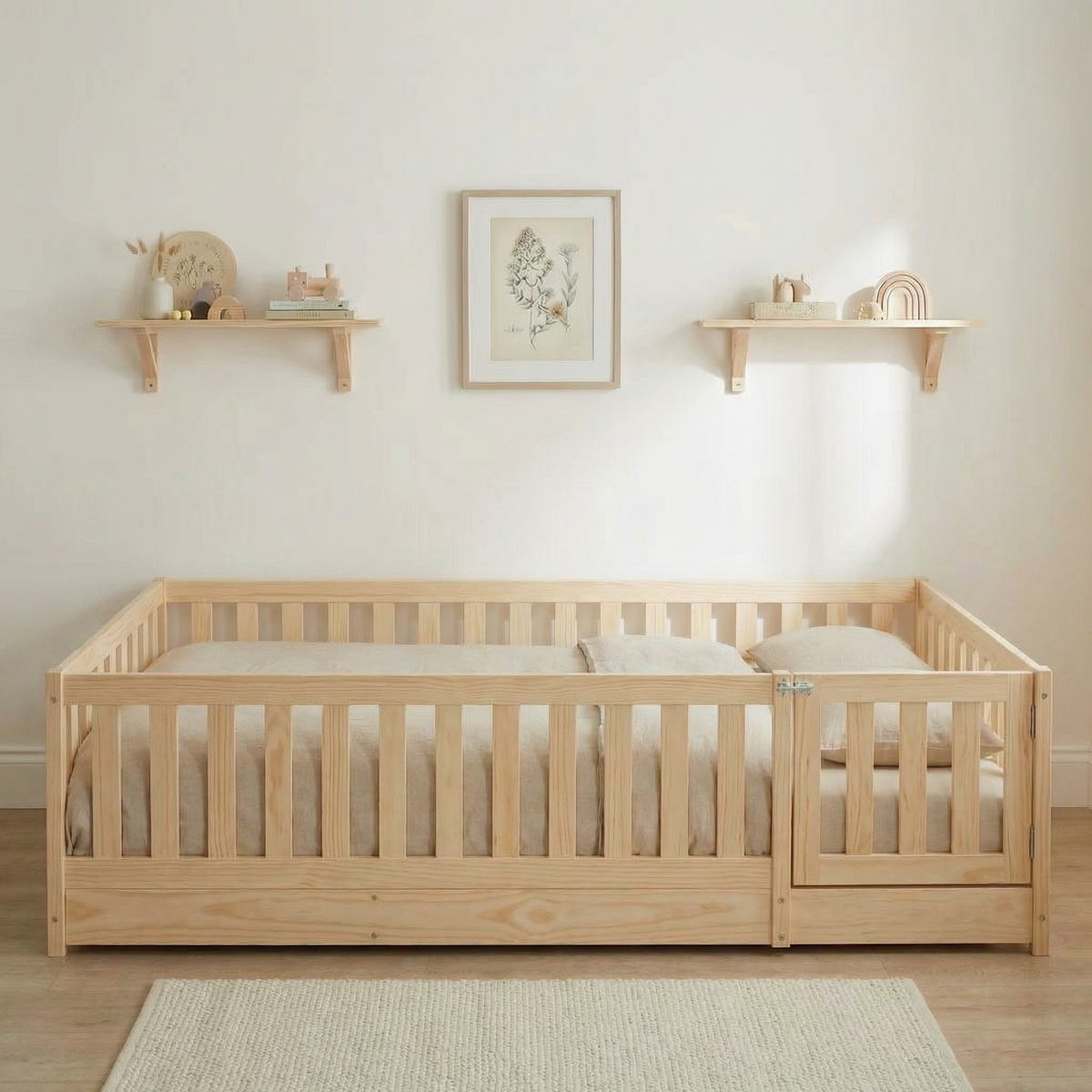 Dream Raft Floor Bed - Montessori Kids Bed - Mimi Beds