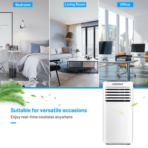 Portable Air Conditioner 10000 BTU Evaporative Air Cooler Dehumidifier-White view 5