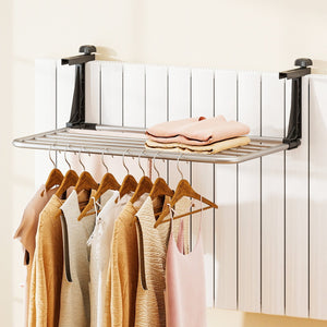 Portable Aluminum Clothes and Towel Drying Rack view 2