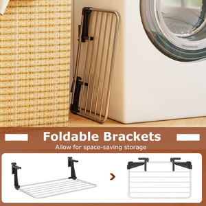 Portable Aluminum Clothes and Towel Drying Rack view 9
