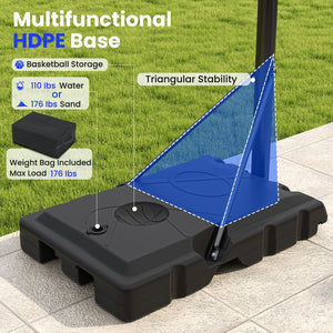 Portable Basketball Hoop Adjustable Basketball Goal System view 9