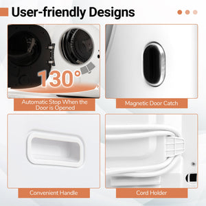 Portable Clothes Dryer Compact Drying Machine 800W Electric Laundry Dryer view 8