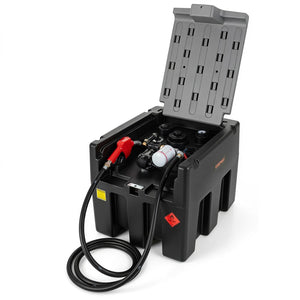 Portable Diesel Tank 53 Gallon with 13.2 GPM Flow Rate for Transportation-Black view 3