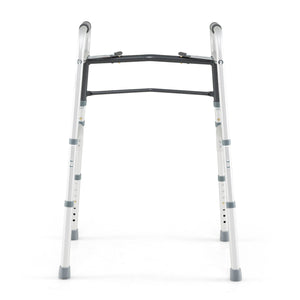 2-Button Folding Walker Lightweight with 7-Level Adjustable Height