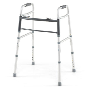 2-Button Folding Walker Lightweight with 7-Level Adjustable Height view 6