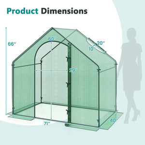 Portable Outdoor Warm House with PE Cover and Roll-up Zippered Door view 5
