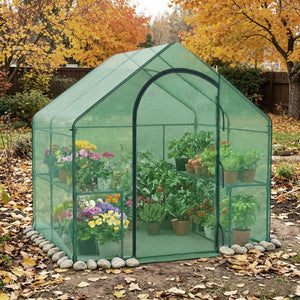 Portable Outdoor Warm House with PE Cover and Roll-up Zippered Door view 6