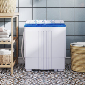 Portable Washing Machine for Dorms and Apartment-Blue view 2