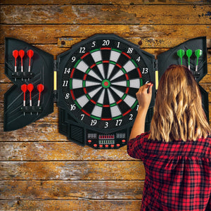 Professional Electronic Dartboard Set with LCD Display view 2